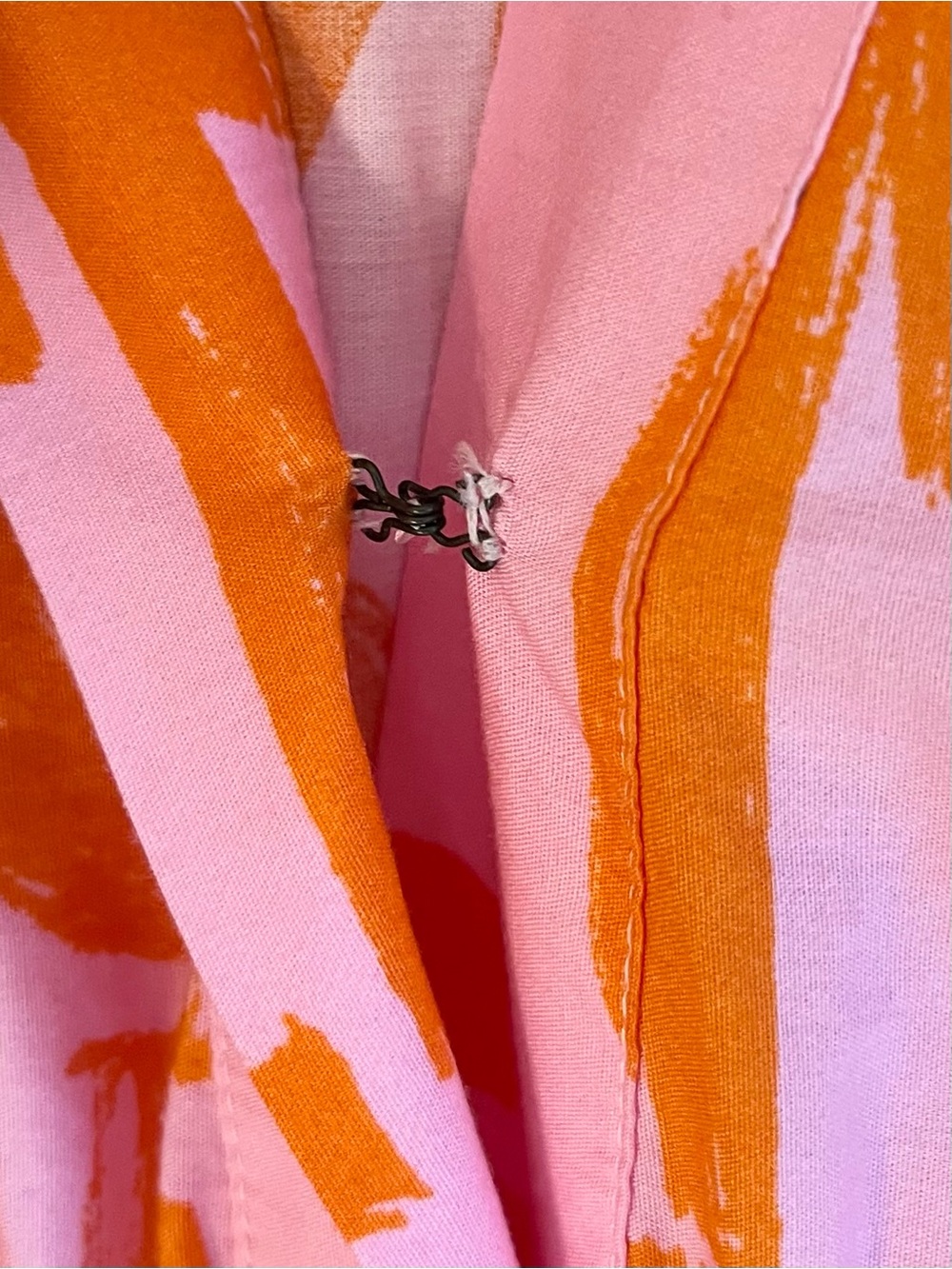 Anthropologie Pink and Orange The Somerset Printed Tiered Maxi Dress - Picture 4 of 4